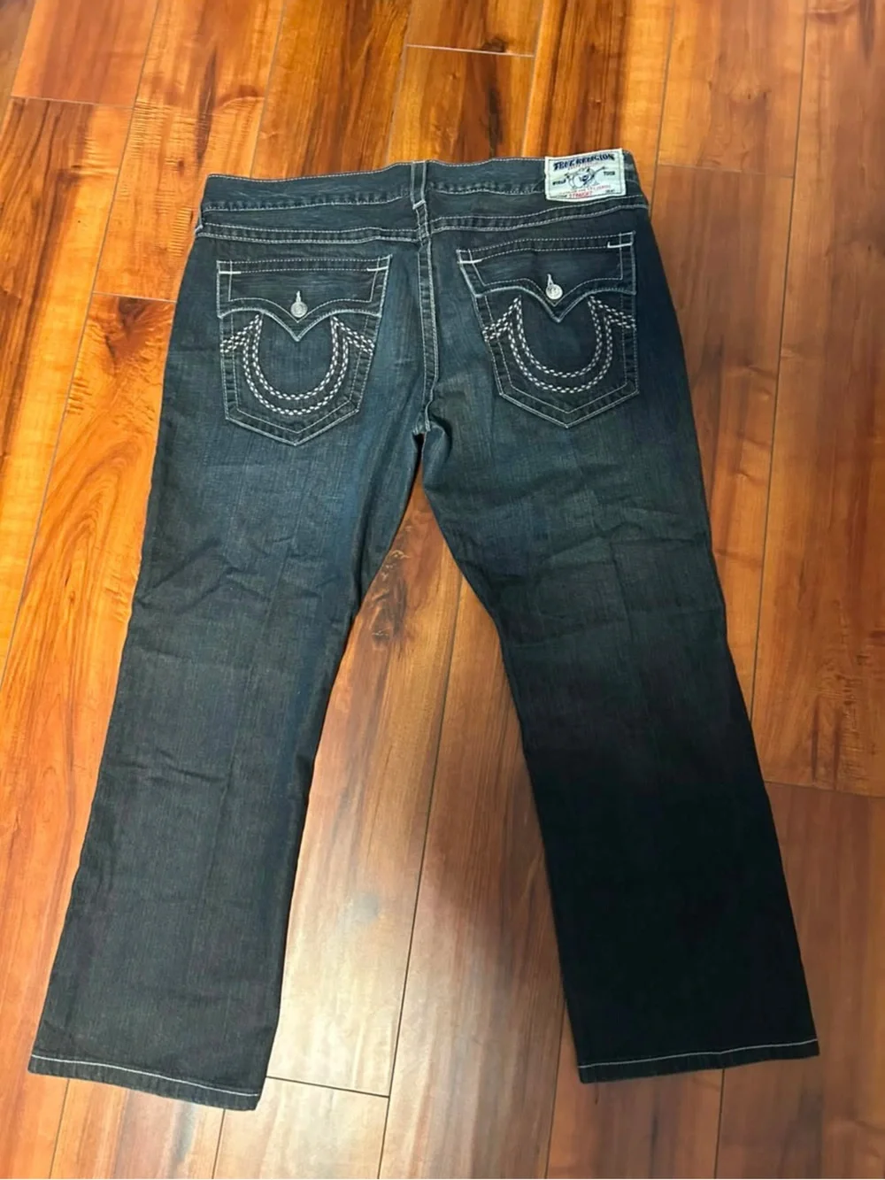 True religion dark wash straight leg